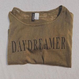 Long Sleeve Shirt with Slogan